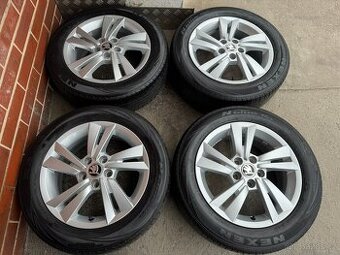 Alu 15" 5x100 škoda Cygnus letní 60% Rapid Fabia3