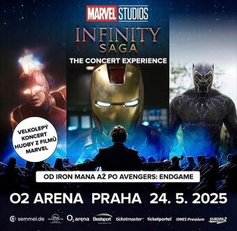 Marvel Infinity Saga za 500 kč 2 vstupenky