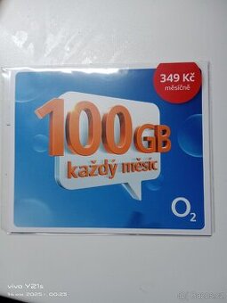 O2 100 gb SIM