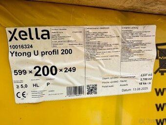 Ytong U profil 200mm P4-500