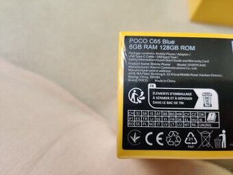 Xiaomi Poco C65.  6gb/128gb+micro SDHC.  Modrá metalíza,.,.
