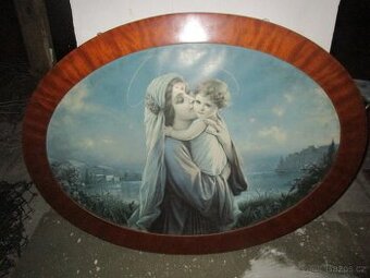 svatý starožitný obraz-pozůstalost