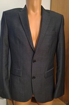 Pánské slim formální sako Next/36S-S/2x49cm