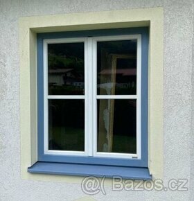 Okna modrobila zbyle 5ks velmi solidni