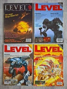 Časopisy LEVEL - ročníky 1996 – 2004