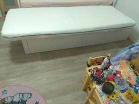 Pěnová matrace IKEA s pratelným potahem, 80 x 200cm