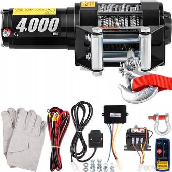 PRODÁM VEVOR Elektrický naviják 12V 1815KG 1 Bezdrátové ocel