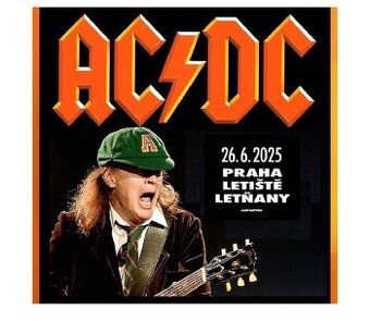 AC/DC - stání u pódia s sezení naproti pódiu