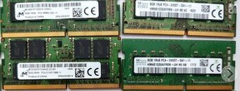 Predám RAM pamäte do notebookov SODIMM DDR4 - 8GB