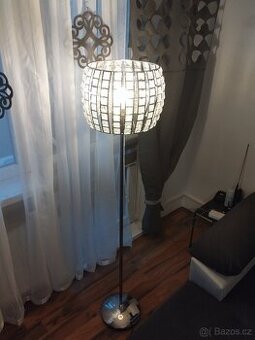 Lampa stojící křišťálová - 1