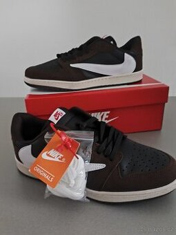 Jordan 1 low travis hnědé - 1