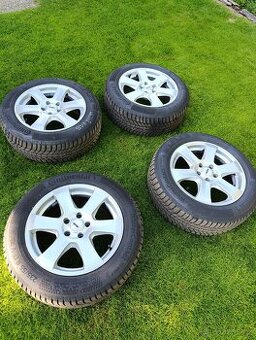 Prodám sadu ALU kol R17 se zimními pneu Continental