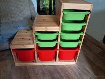 Ikea úložná sestava Trofast schody borovice