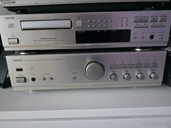 Denon zesilovač + Marantz síťový přehrávač