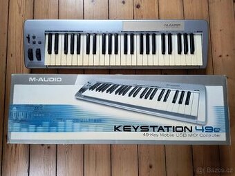 Prodám MIDI klávesy M-Audio Keystation 49e MK1 (USB) 900Kč
