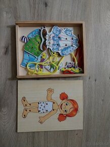 Vkládačka stavebnice dřevěná