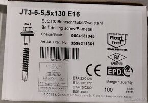 Samovrtný šroub Zn.EJOT JT3-6-5,5x130-E16