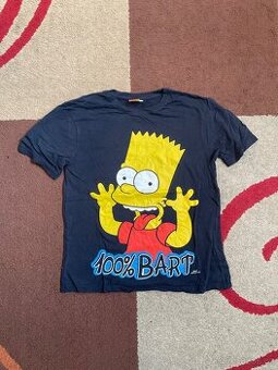 Tmavě modré The Simpsons tričko 158/164