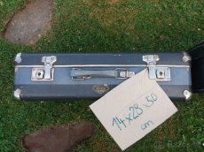 retro kufr  +kufr od vrtačky + přepravky