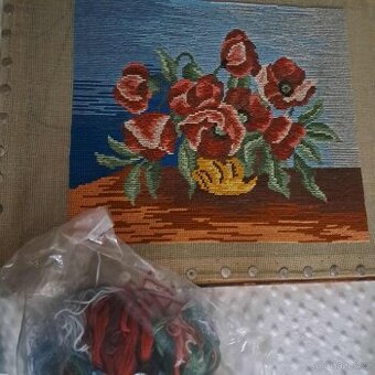 Obrazy na vyšivání ,vyšívané  povlaky na polštářky