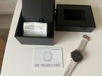 Garmin Epix Pro Sapphire 42 mm nové, s dokladem