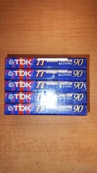 Audiokazety TDK-5 ks nové