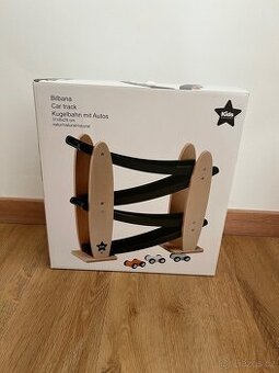 Nová dětská dřevěná autodráha Kids Concept černá/přírodní