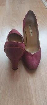 Kožené lodičky Deska vel. 39