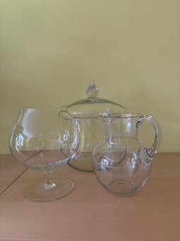 nádoba na bowli, obří číše, skleněný džbán