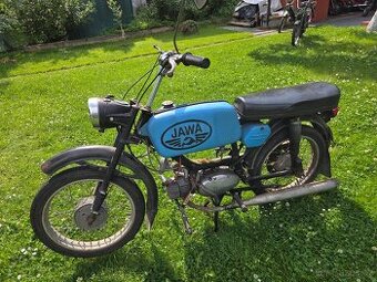 Jawa 23 Mustang bez TP, modrý 1.