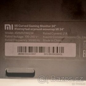 34" Xiaomi Mi Curved Monitor 34