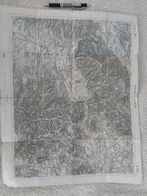Stará vojenská mapa r. 1913 Ružomberok (Rosenberg und Rutka) - 1