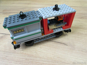 ⭐⭐⭐ Lego originál vlaky - nákladní vagon + 2x kontejner ⭐⭐⭐