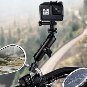 Celokovovy držák GOPRO kamery na motocykl na řídítka