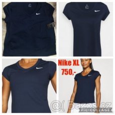Dámské funkční tričko tmavě modré Nike vel. XL