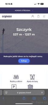 4x jednodenní skipas do Szcyrk