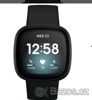 Chytré hodinky Fitbit Versa 3 FB511BKBK / 41 mm / GPS
