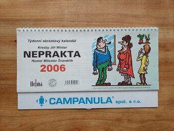 Jiří Winter Neprakta - Kalendář 2006 s desítkami vtipů SLEVA