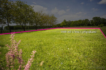 Stavební pozemek u lesa 1400m2