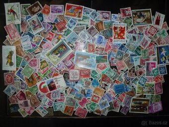 Poštovní známky z celého světa přes 5000 ks - 1