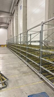 Válečkové/ložiskové regály na KLT/EURO boxy - 1