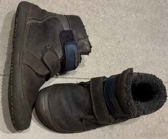 Zimní barefoot kotníkové dětské boty D.D.Step vel. 35