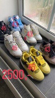 Jordan 4 různé vel 43,45