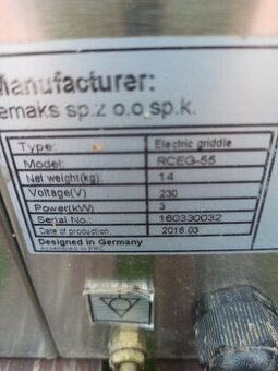 Grilovací deska, gril, RCEG55