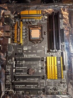 Základní deska GIGABYTE GA-Z97X-UD3H + Intel Core i5 4460S a