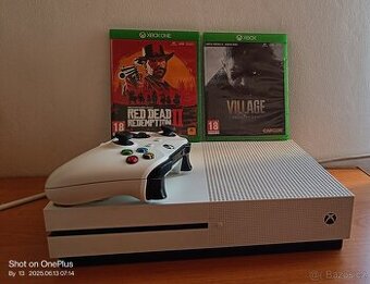 Xbox One S 1Tb 1x ovladač + Hry