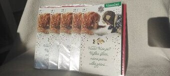 5x vánoční přání + obálka - 1