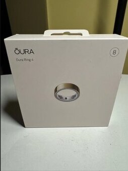 Nový, nerozbalený Oura Ring 4 Gold vel. 8