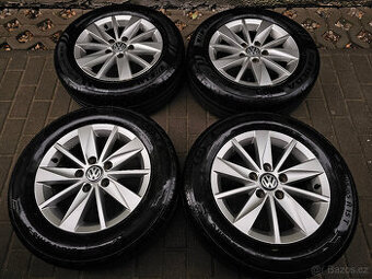 ALU letní kola 5x112 VW R15 Touran Caddy Golf ET43 Lyon