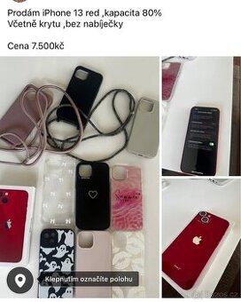 iPhone 13 red 128GB